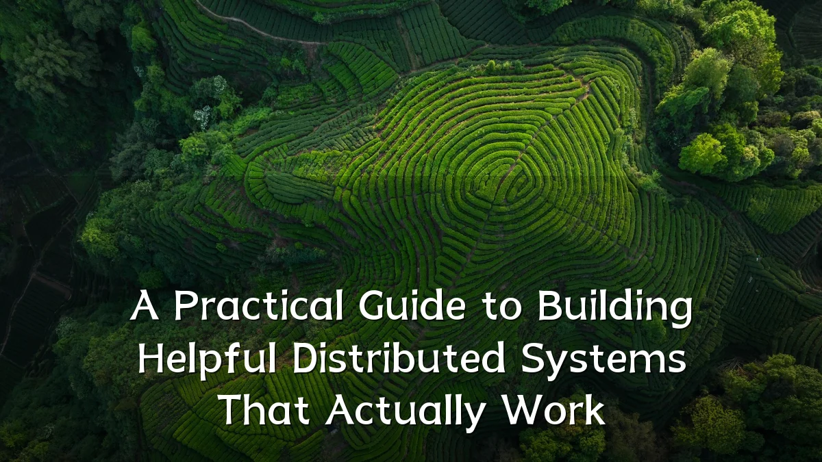 A Practical Guide to Building Helpful Distributed Systems That Actually Work