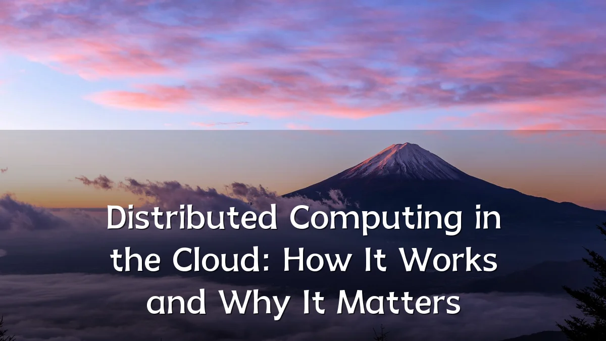 Distributed Computing in the Cloud: How It Works and Why It Matters