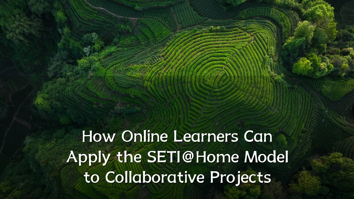 How Online Learners Can Apply the SETI@Home Model to Collaborative Projects