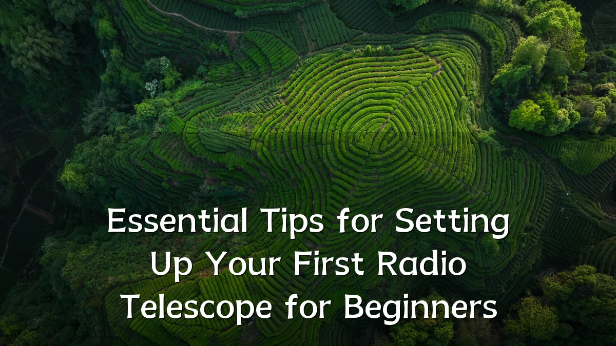 Essential Tips for Setting Up Your First Radio Telescope for Beginners
