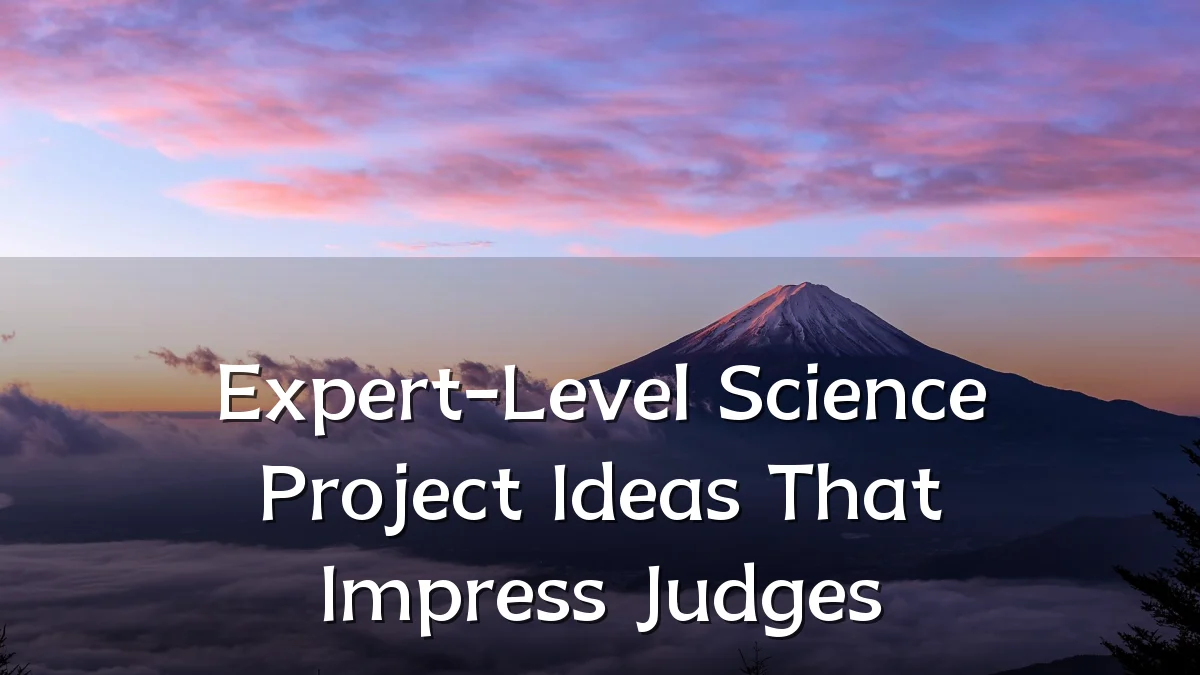 Expert-Level Science Project Ideas That Impress Judges