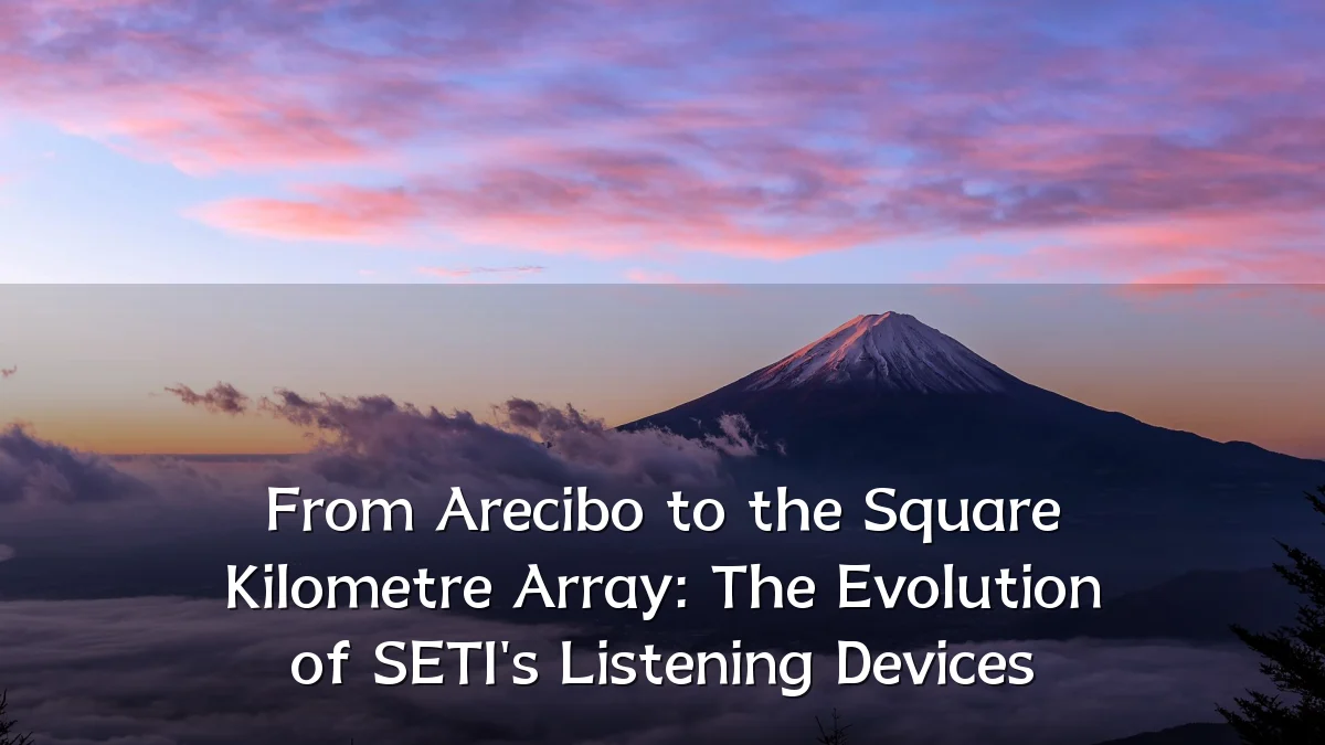 From Arecibo to the Square Kilometre Array: The Evolution of SETI's Listening Devices