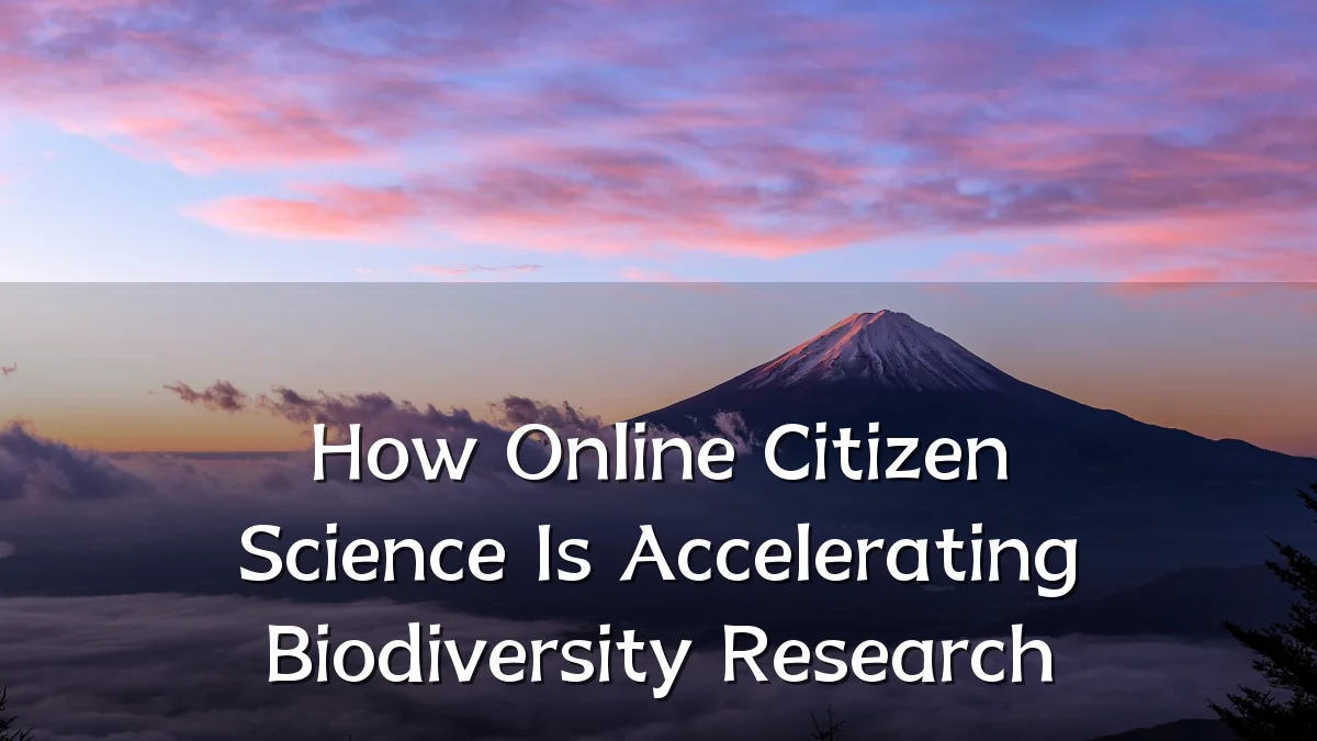 How Online Citizen Science Is Accelerating Biodiversity Research