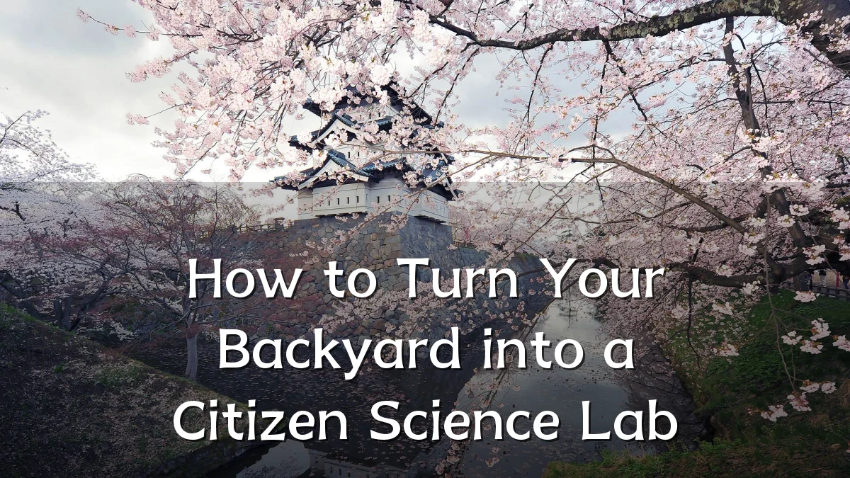 How to Turn Your Backyard into a Citizen Science Lab