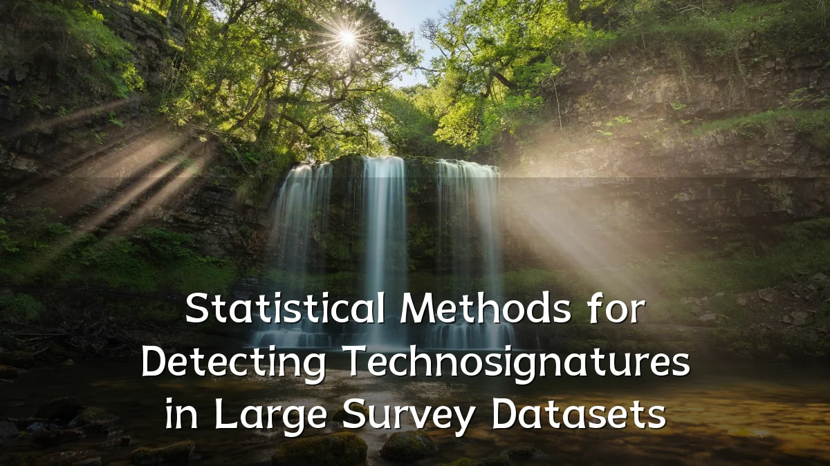Statistical Methods for Detecting Technosignatures in Large Survey Datasets