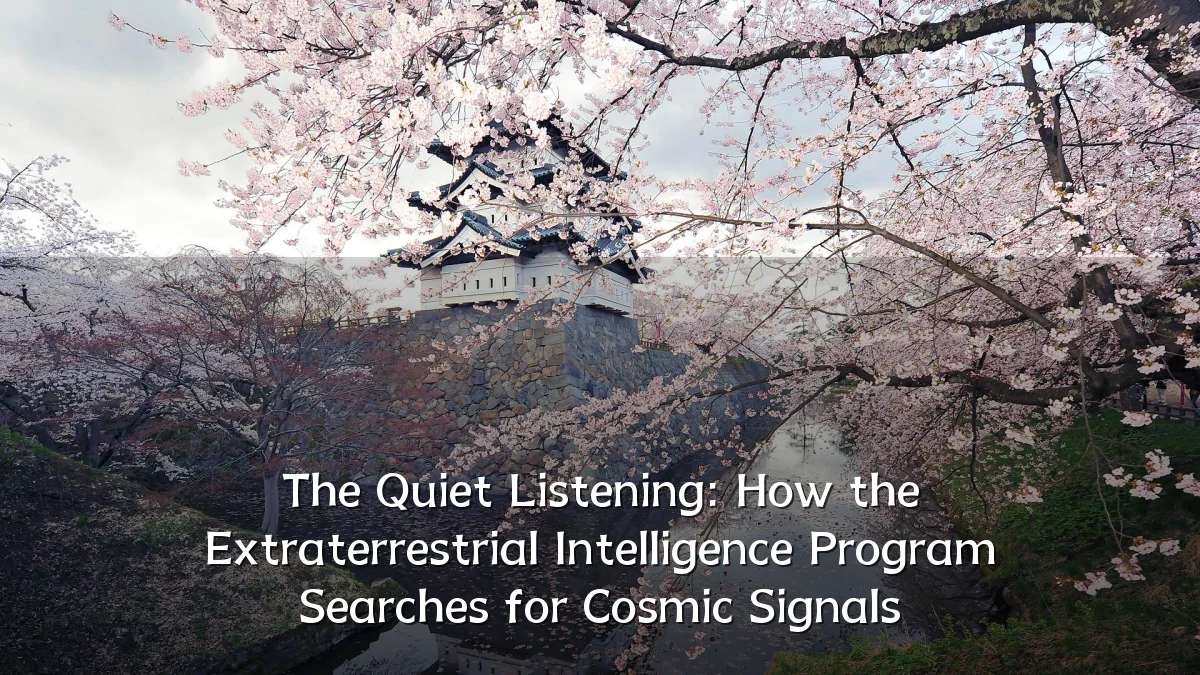 The Quiet Listening: How the Extraterrestrial Intelligence Program Searches for Cosmic Signals